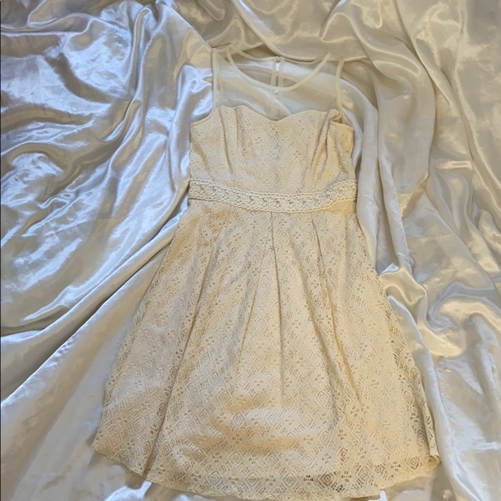 Cream dress